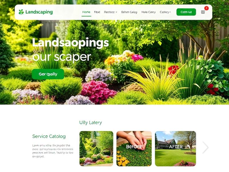 GreenScape website design
